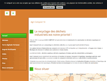 Tablet Screenshot of agricompost10.fr